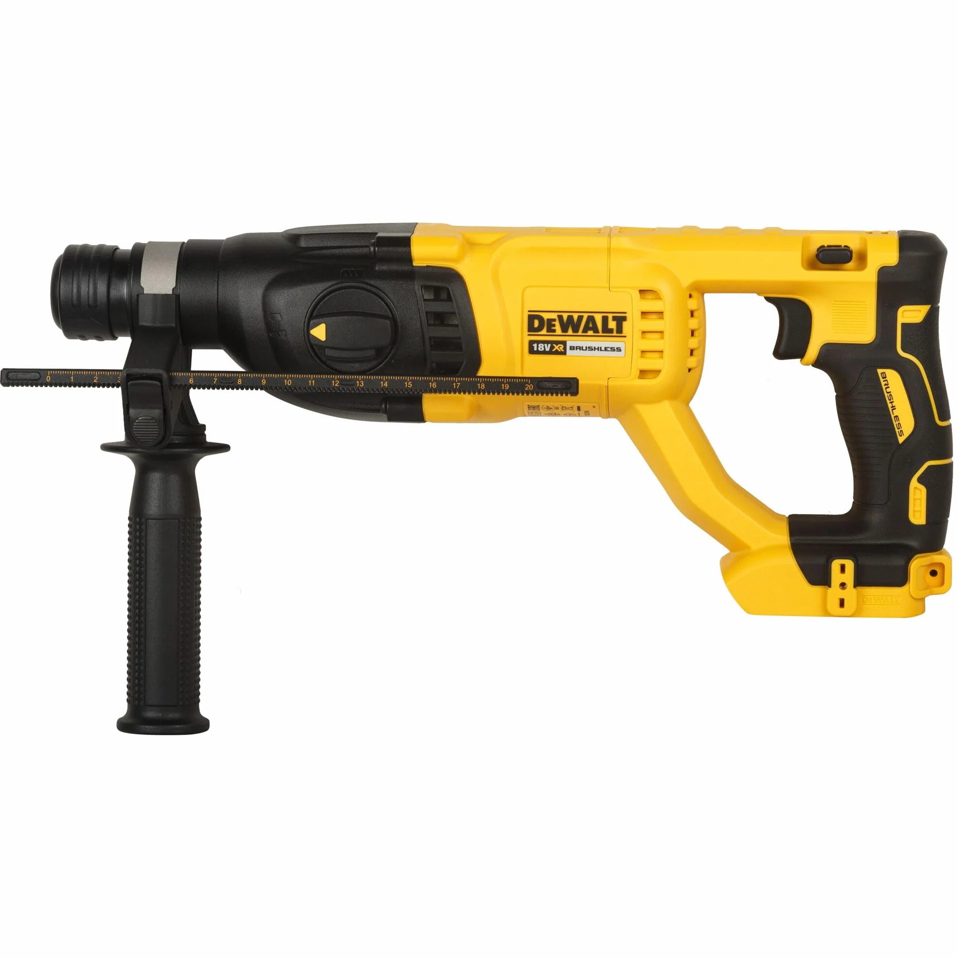 DEWALT Taladro Percutor SDS-Plus 18V XR sin escobillas de 26 mm con TSTAK, solo herramienta, DCH133NT-XJ