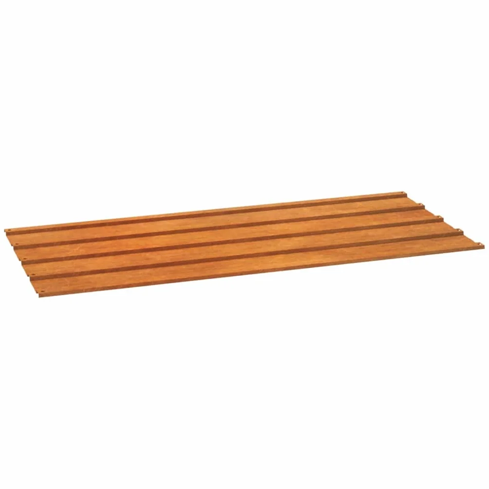 Genérico Paneles de tejado 12 uds Acero corten Oxidado 100x44cm,Bricolaje,Materiales de construcción,Techo,Tejas y baldosas para techo-151974