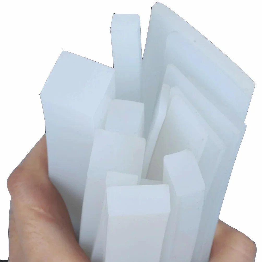 Tira de sellado de silicona sólida cuadrada de 10 m: resistente al calor, impermeable y con aislamiento acústico for mejoras del hogar.(7mm x 7mm)