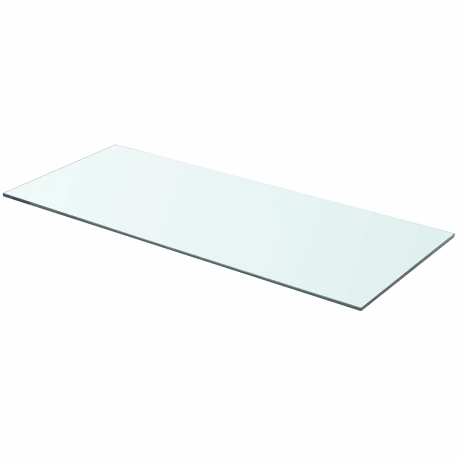 Homgoday Panel de Estante Vidrio Claro 70x30 cm exhibición de Productos