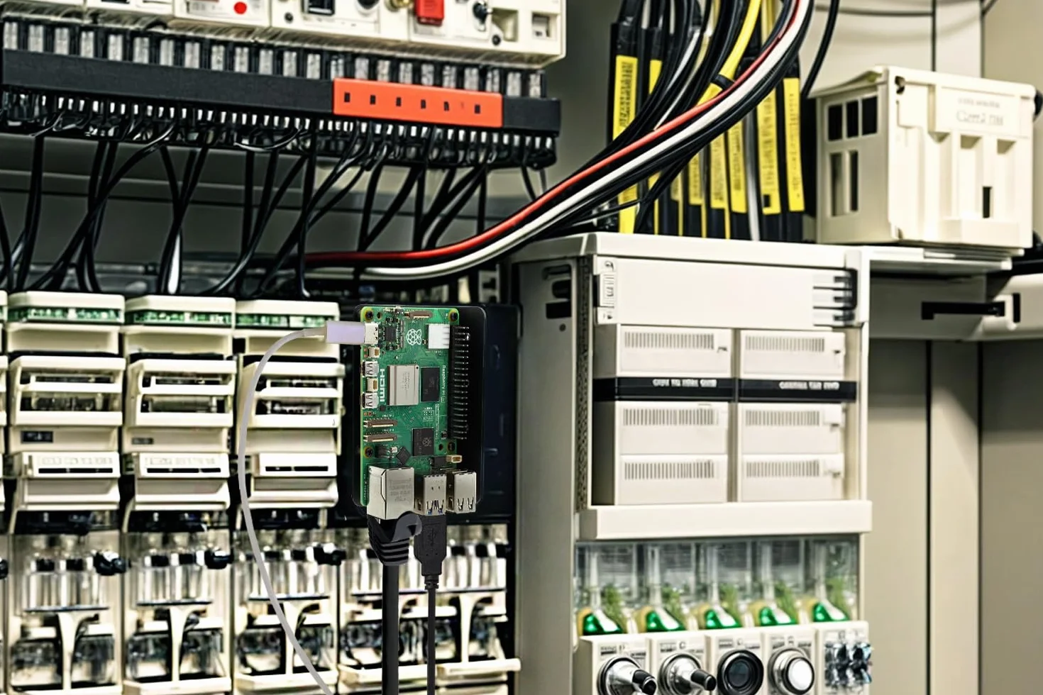 KKSB Cases Raspberry Pi - Soporte para carril DIN compatible con Raspberry Pi 5, 4B, 3B y otros SBC con el mismo patrón de agujeros de tornillo, acero con recubrimiento en polvo, 6 posiciones de