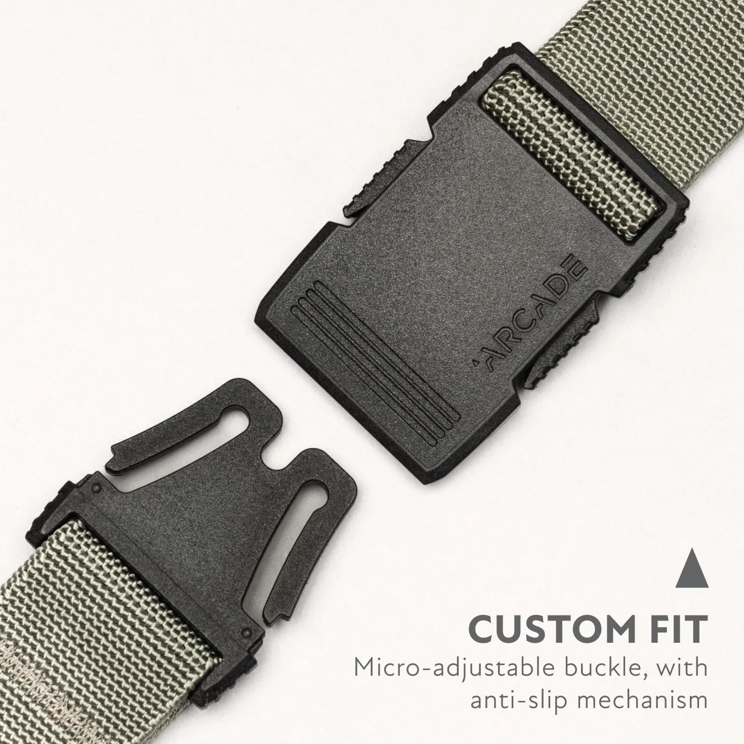 Arcade Belts Hardware - Cinturón de utilidad delgado, color salvia, talla L/XL
