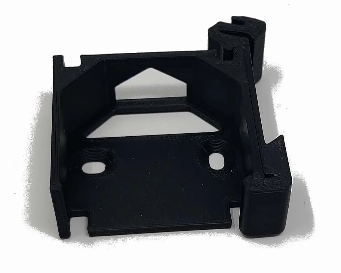 Shelly - Adaptador universal 1PM 2PM i4 para riel DIN 35 mm - Omega contador cuadro eléctrico, impreso en PETG, alta resistencia al calor