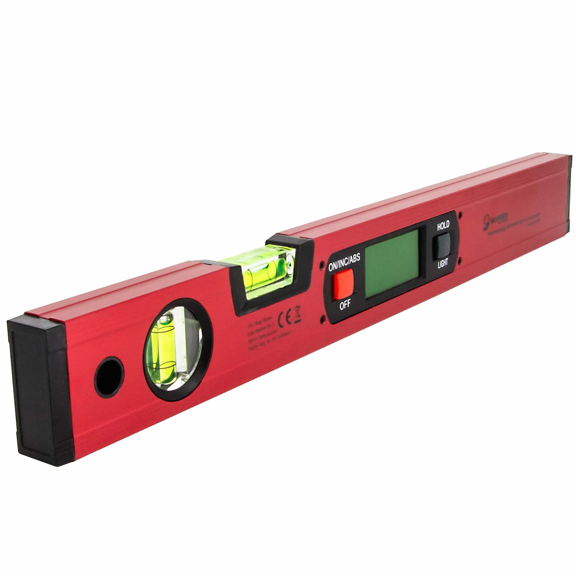 SCHMIDT security Tools Medidor de ángulos electrónico, inclinómetro, pantalla digital LCD, combinación, graduómetro, balanza vertical y horizontal, báscula de ángulo y balanza magnética