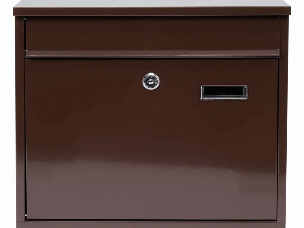 VOREL 78577-310x360x100mm buzón de color marrón