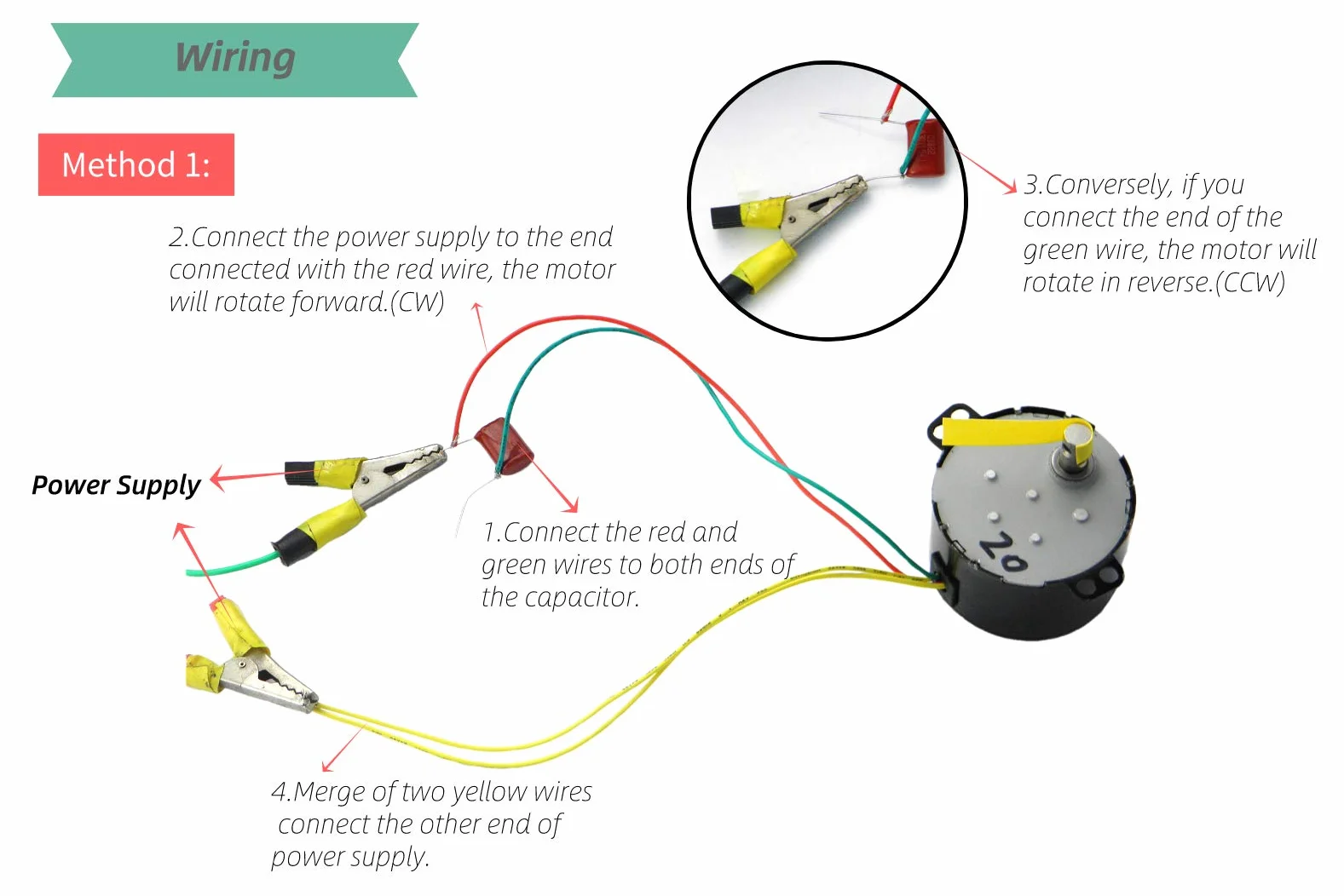 Barbacoa 50KTYZ Motorreductor AC 220V 10RPM 6W High Torque Mini Motor Eléctrico