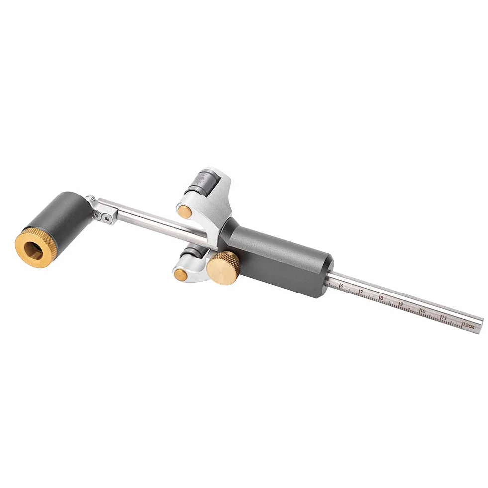 Herramienta de Trazado Lineal Para Madera, Regla de Trazado Métrica con Guía Paralela, Herramienta Multifuncional Para Marcado Y Dibujo En Carpintería Ideal Para Corte Preciso