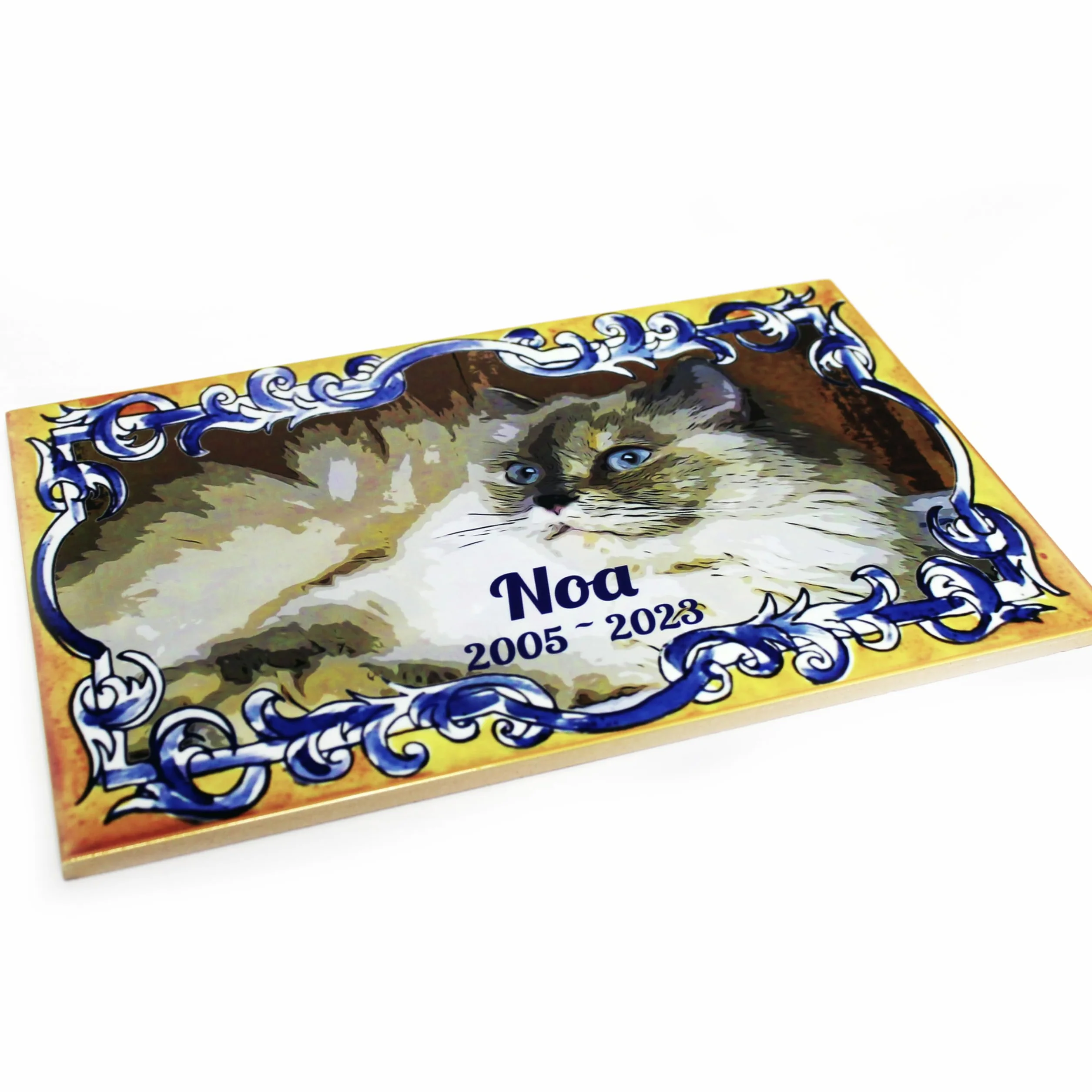 Azulejo rectangular 20x30cm personalizado con tu foto o texto | Azulejo decorativo | Crea tu propio azulejo o baldosa de cerámica