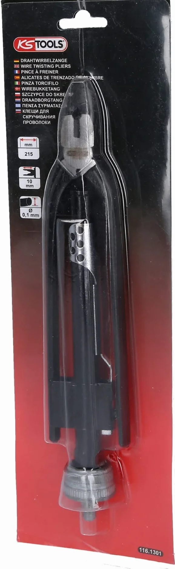 KS Tools 116.1301 - Alicate trenzador (tamaño: 215 mm)
