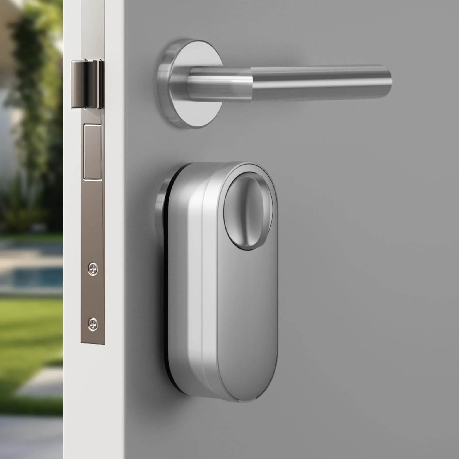 Aqara Cilindro Ajustable-Nueva Versión, para Aqara Cerradura Inteligente U200 y U200 Lite, Ajuste Universal para Todo Tipo de Puertas en la UE, Función de Emergencia, con 4 Llaves Incluidas