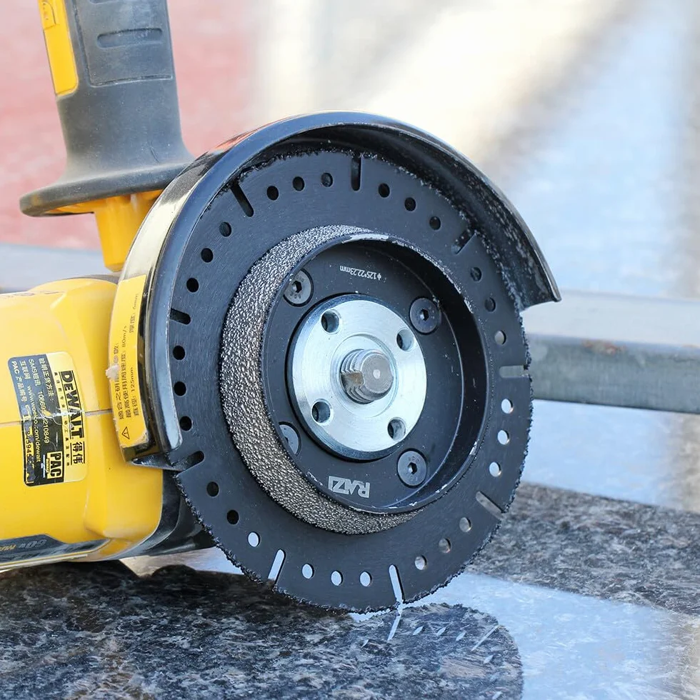 Raizi Disco de biselado de 125 mm para tubo de KG, HT, PVC y PP