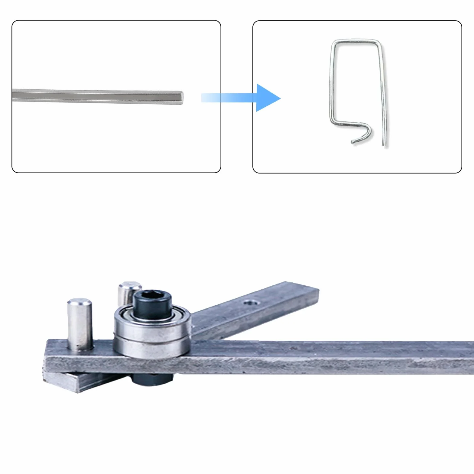 Dobladora Manual de 1 a 10 mm, Dobladora Universal Manual, Dobladora de Barras de Acero que Ahorra Esfuerzo, Máquina Dobladora de Metal para Acero, Cobre, Aluminio, Hierro, Acero Inoxidable