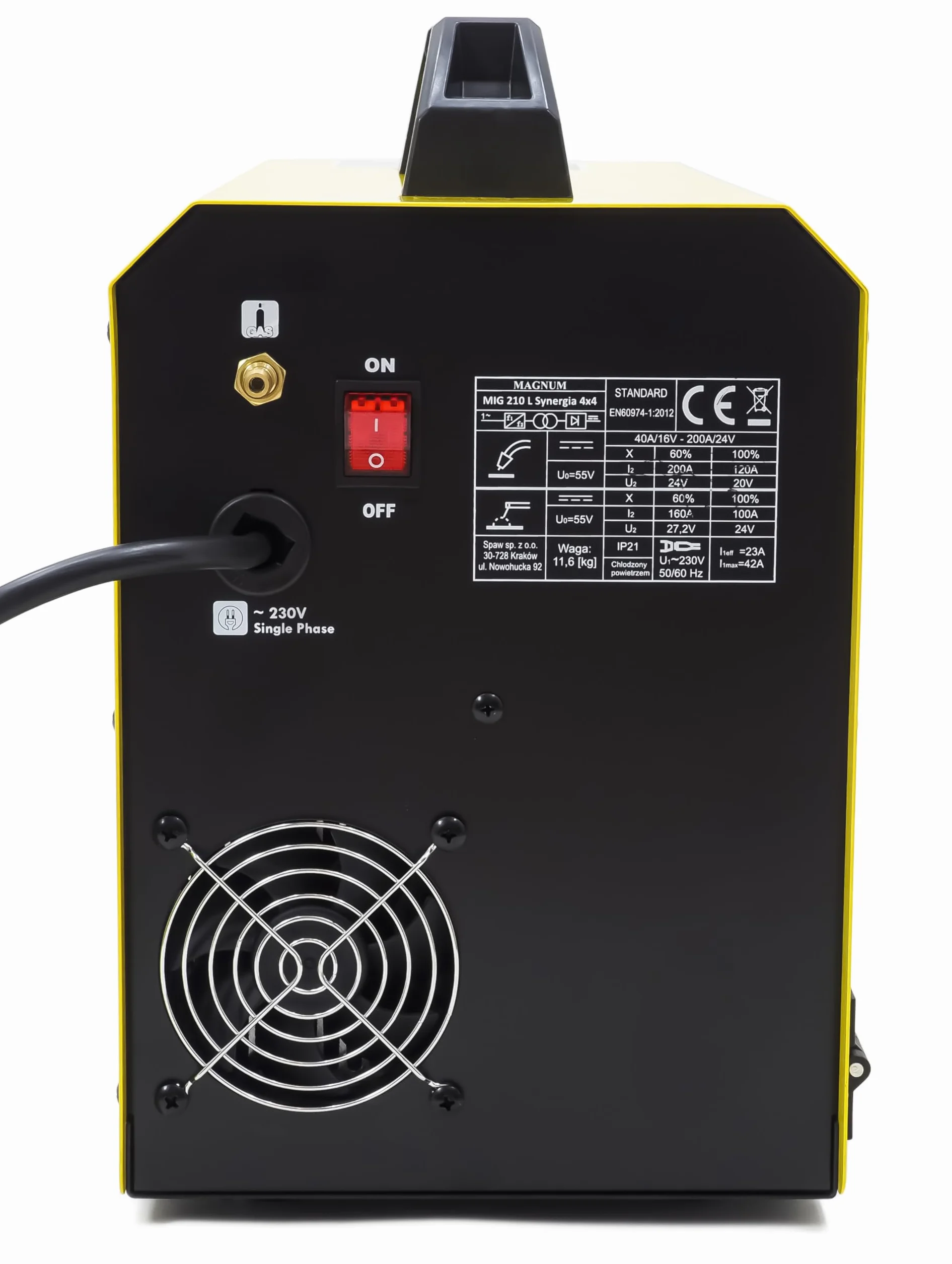 Soldador MIG MAG con Gas sin Gas MAGNUM 210L - Soldador Hilo MIG 200A - Soldadora TIG Antorcha SR-17V 4m - Soldador Inverter TIG MMA - Kit Completo Botella Casco Escuadras Magnéticas (Set 2)