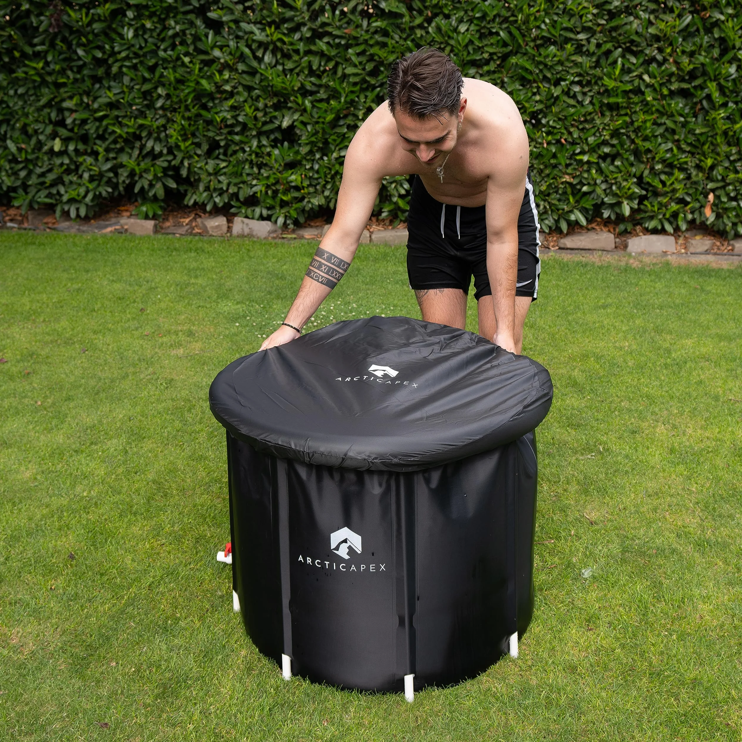 ArcticApex Bañera Hielo - Ice Bath Solución Última de Recuperación y Bienestar con Experiencia de Cold Bathtub de Alta Gama