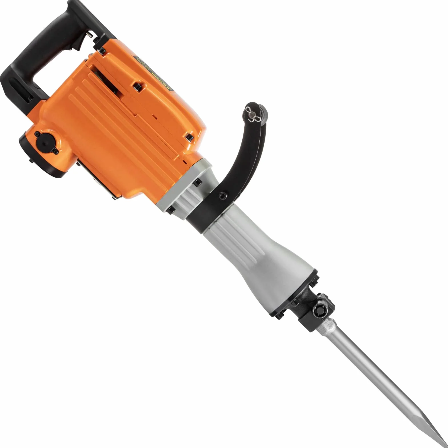 VEVOR Martillo demoledor eléctrico 1500 W 65 A Martillo demoledor con mango ergonómico giratorio a 360° para hormigón, ladrillos, estucos de azulejos, eliminación de cimientos de viviendas