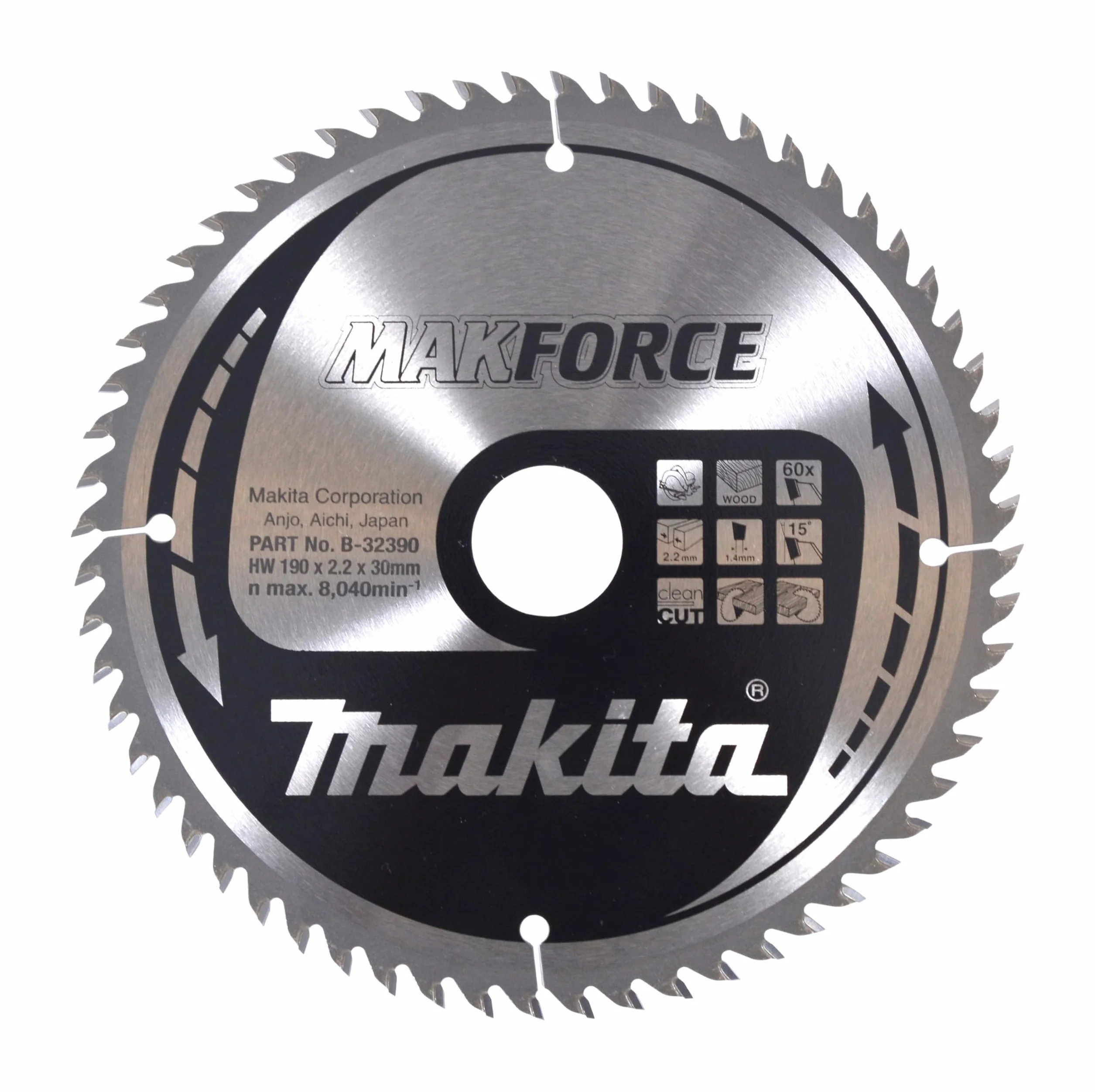 MAKITA B-32390 DISCO HM 190/30/60D STANDARD