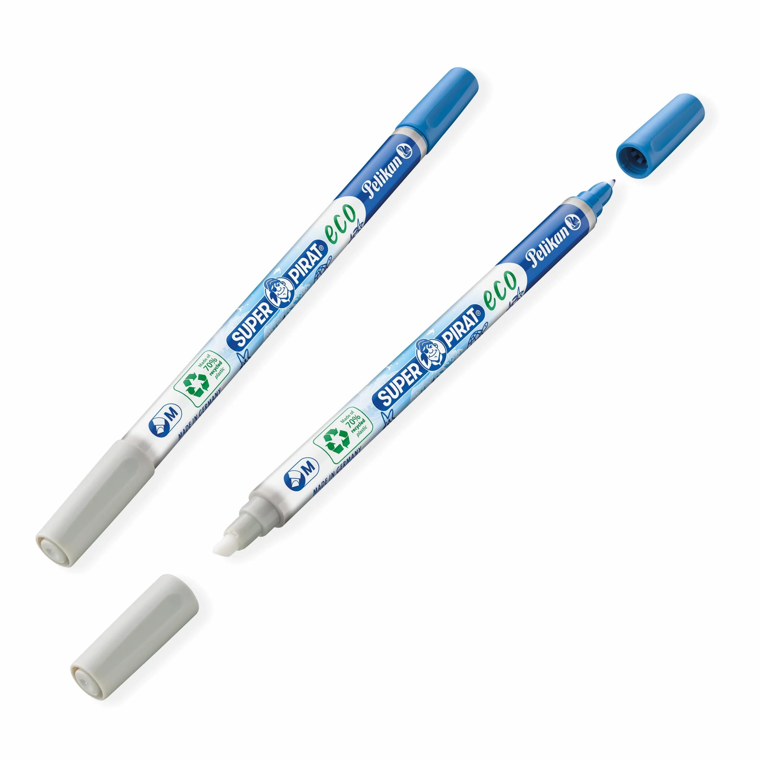 Pelikan Super Pirate Eco Ink Eraser M (multipunta), eliminador de tinta, paquete de 2