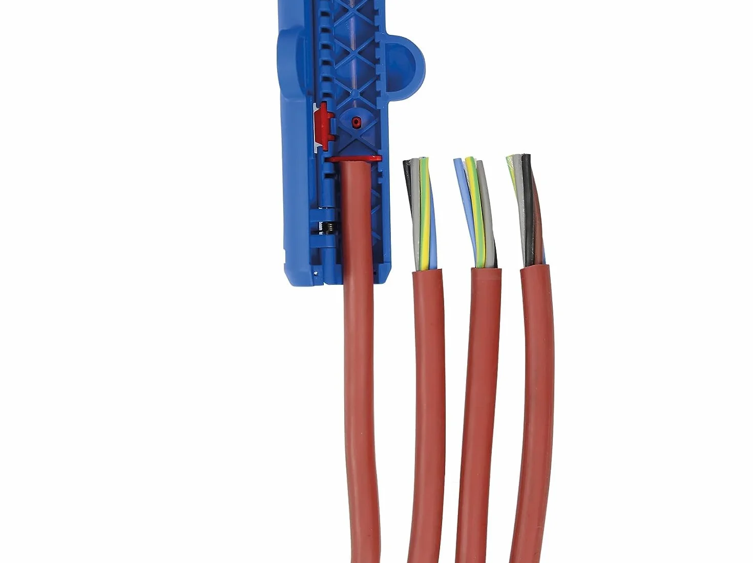 WEICON TOOLS Pelador de Cable Redondo No. 13 | Rango de trabajo 8-13 mm Ø | Pelado de cables de datos y cables de red