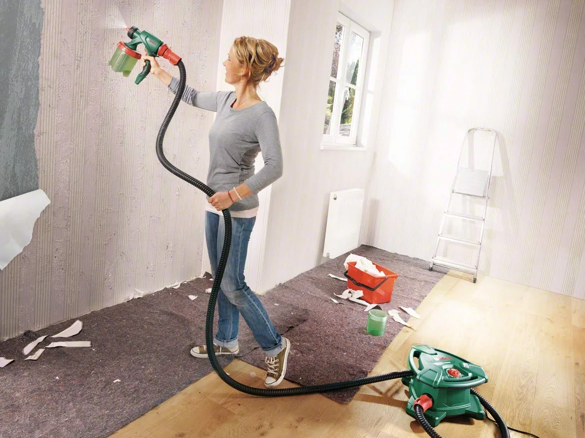 Bosch Sistema de pulverización de Pintura, Verde, 1200 W