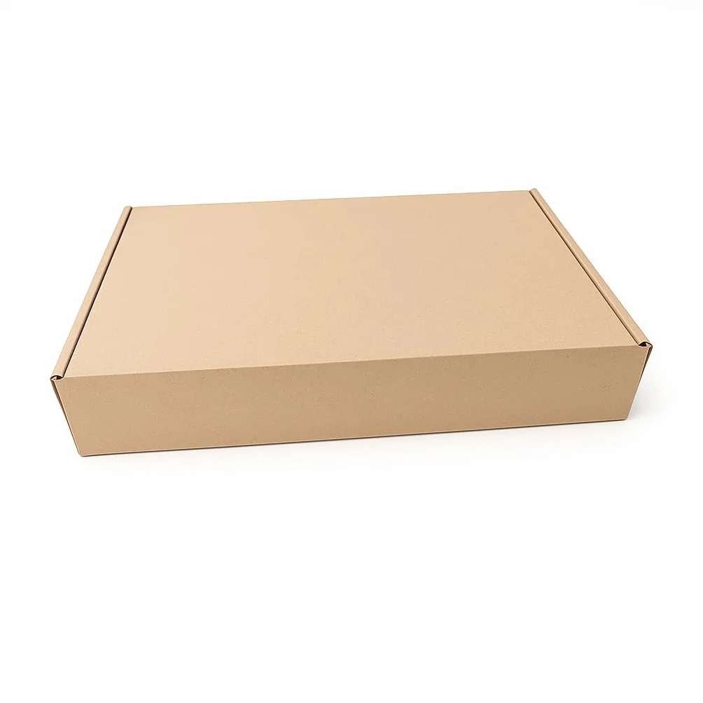 Cajas de envío plegables cartón craft 400 x 300 x 70 mm Multipack 20