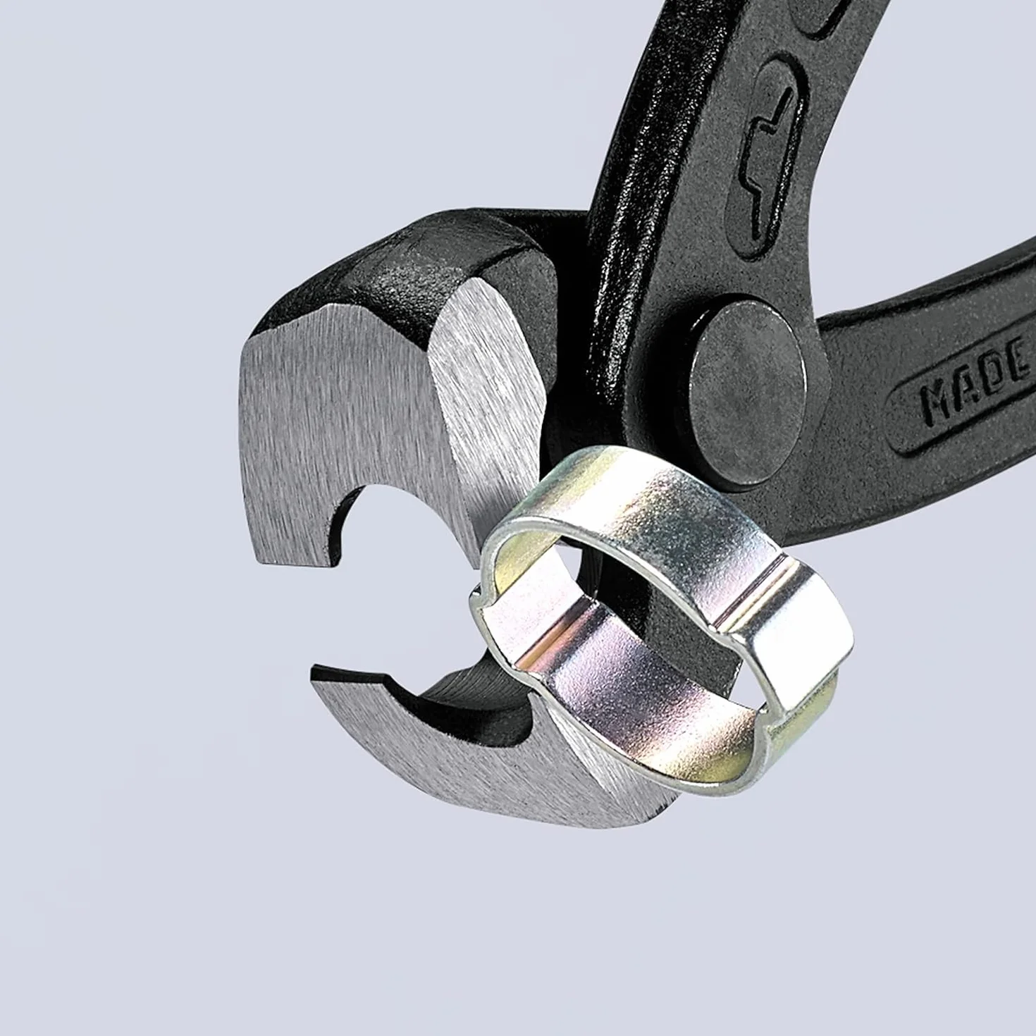 KNIPEX Alicate para abrazaderas de oreja recubiertos de plástico 220 mm, 10 99 I220