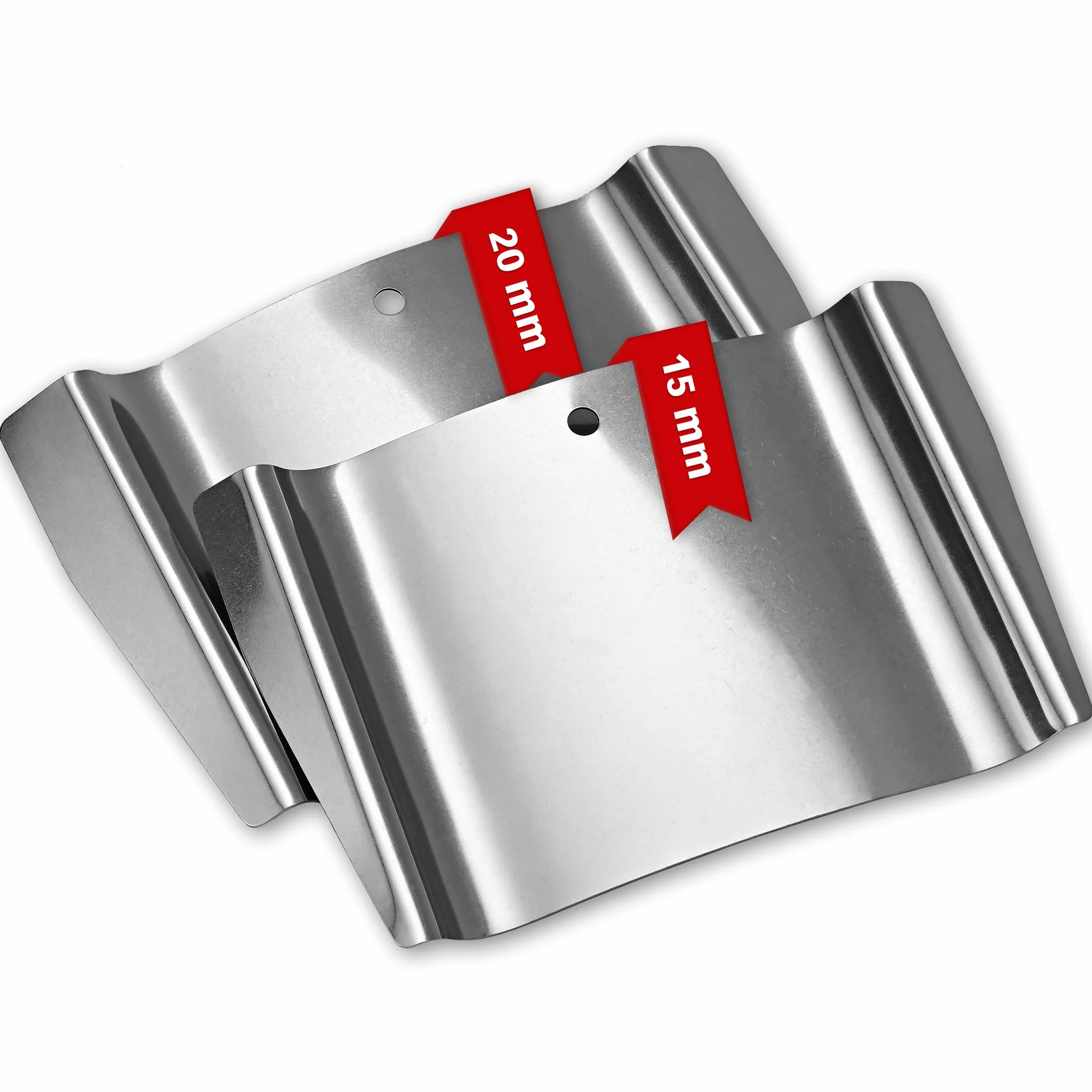 MULTIPICK Herramienta de apertura - [2 piezas 15 mm + 20 mm] - herramienta para abrir puertas de acero inoxidable - herramientas originales de cerrajería de calidad profesional - Made in Germany