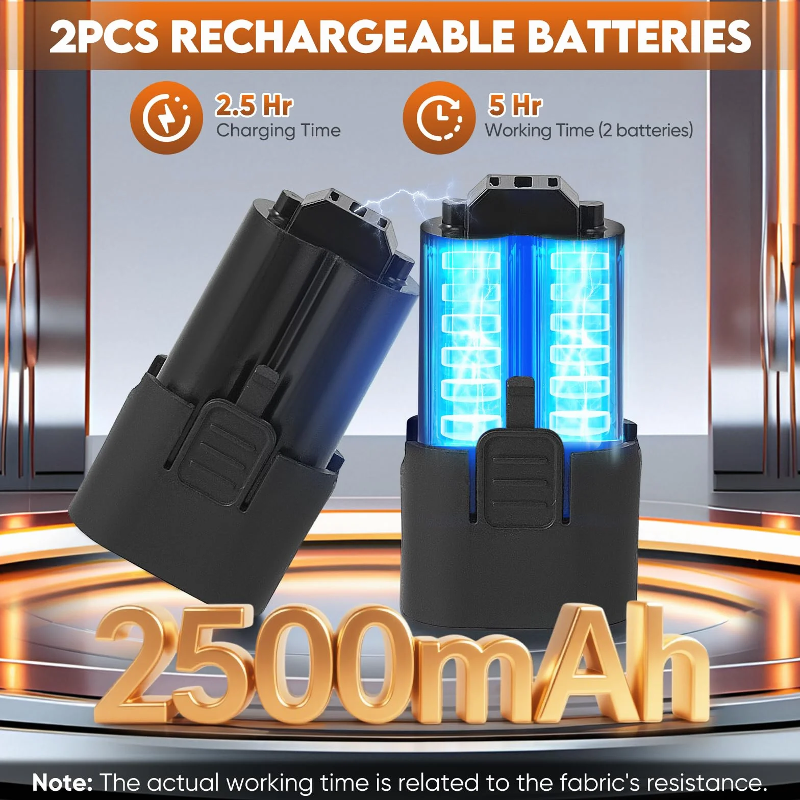 tijeras electrica costura 2pcs 2500mAh batería recargable tijeras eléctricas 6,000RPM Tijeras Electricas Costura con 2 Cuchillas DIY Para Cartón Cuero Alfombra PVC...