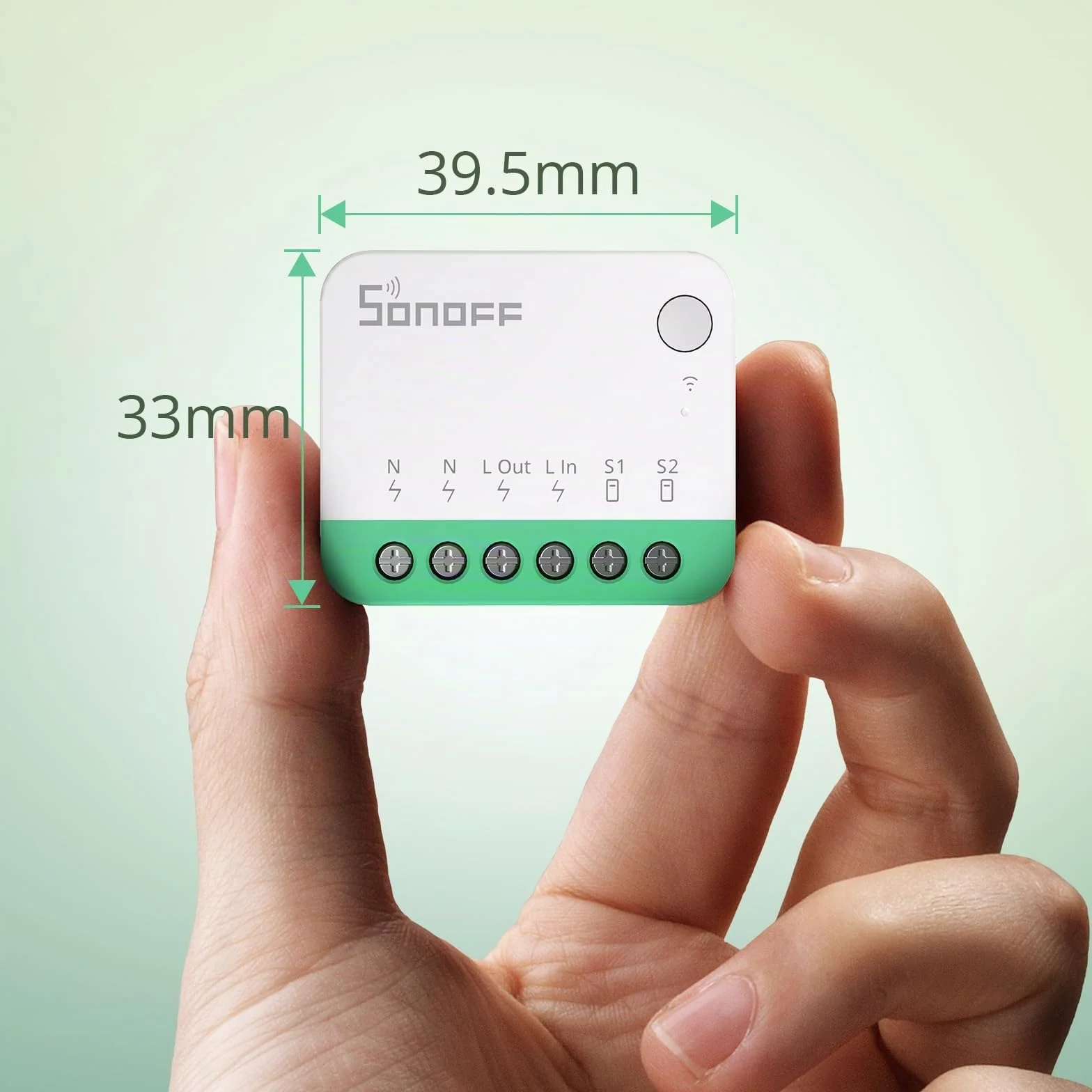 SONOFF Matter Interruptor WiFi Inteligente, DIY Rele WiFi, Funciona con Apple Home, Alexa, Google Home, Requiere Neutral