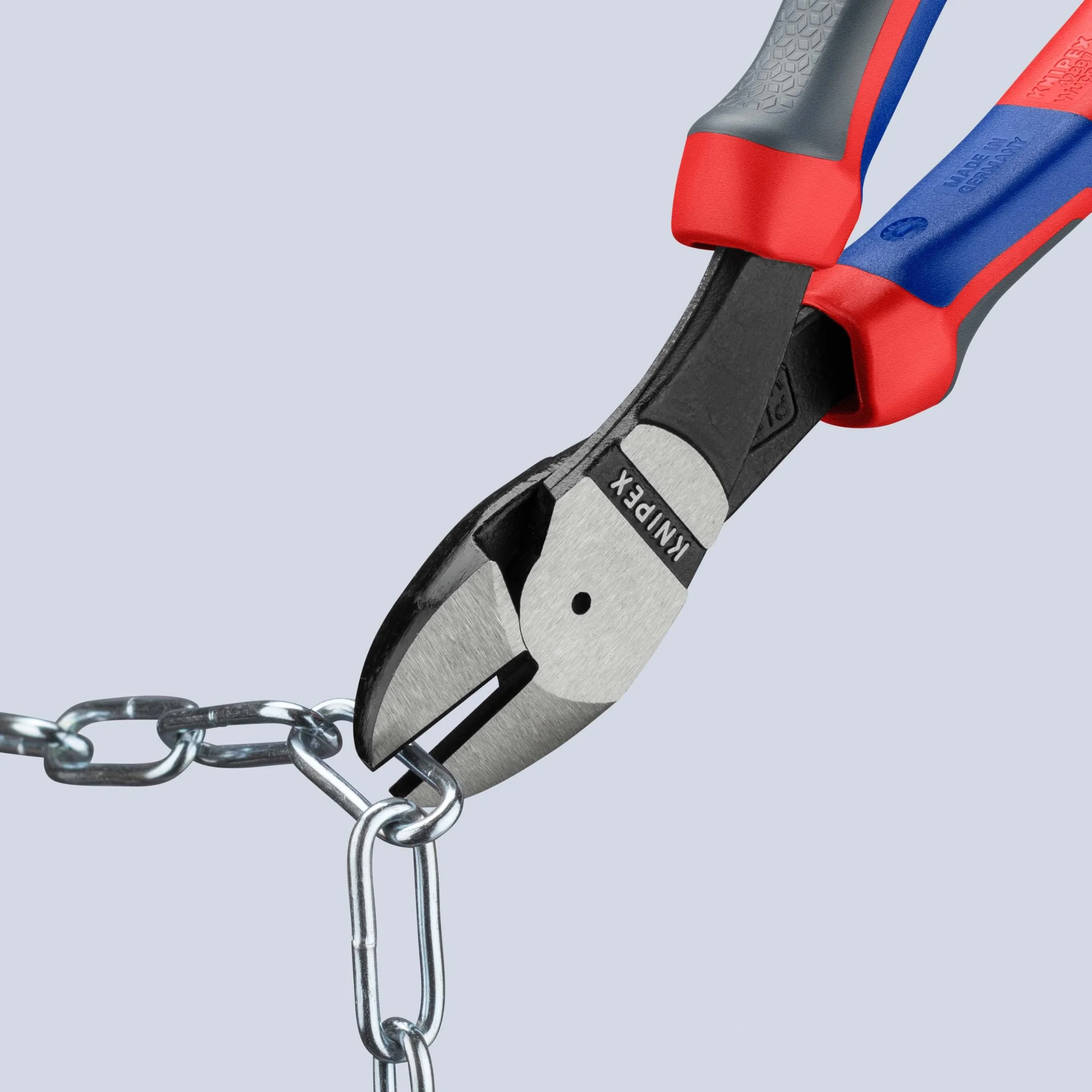 KNIPEX Alicates de corte diagonal de fuerza con mangos confort 200 mm, 74 22 200