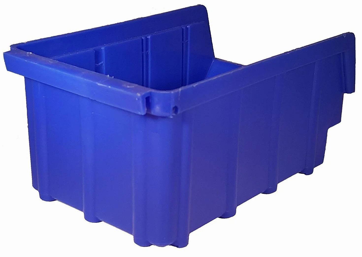 S&S-Shop - Caja apilable (102 x 167 x 76 mm), color azul