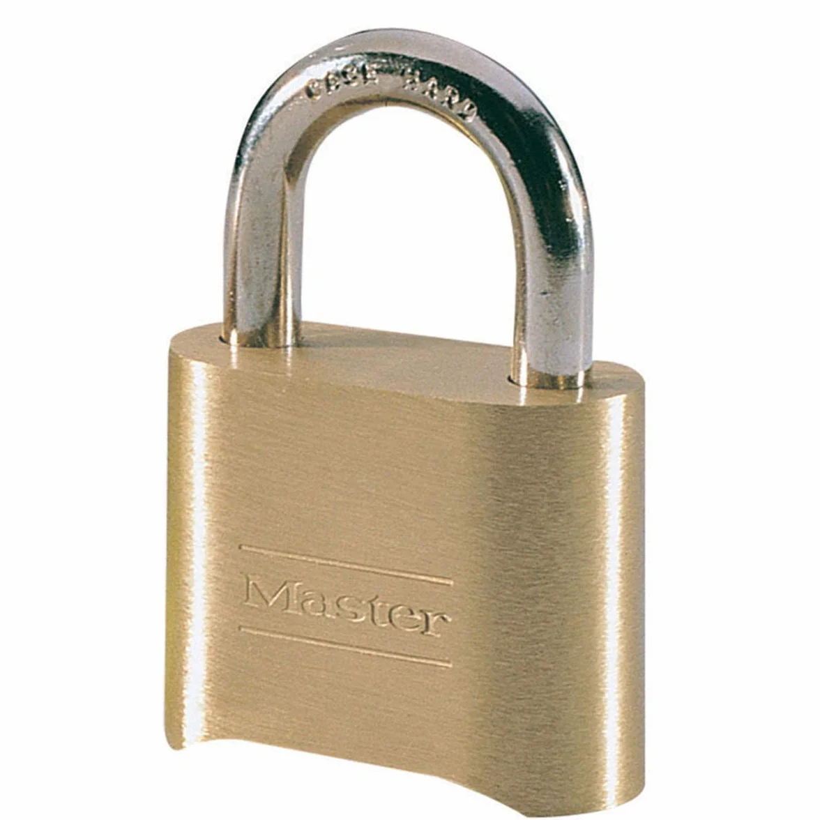 Master Lock 175EURD Candado certificado de Combinación con Cuerpo de Zinc Macizo, Dorado, 7.5 x 5.1 x 2.4 cm