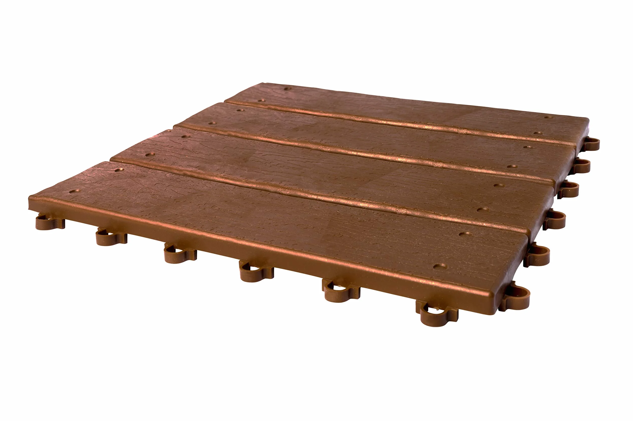 UPP juego de baldosas de jardín, fácil colocación I set de 24 baldosas, losas para patio, terraza, jardín, etc. I impermeables y antideslizantes (6 paneles, 30x30x2cm c/u)