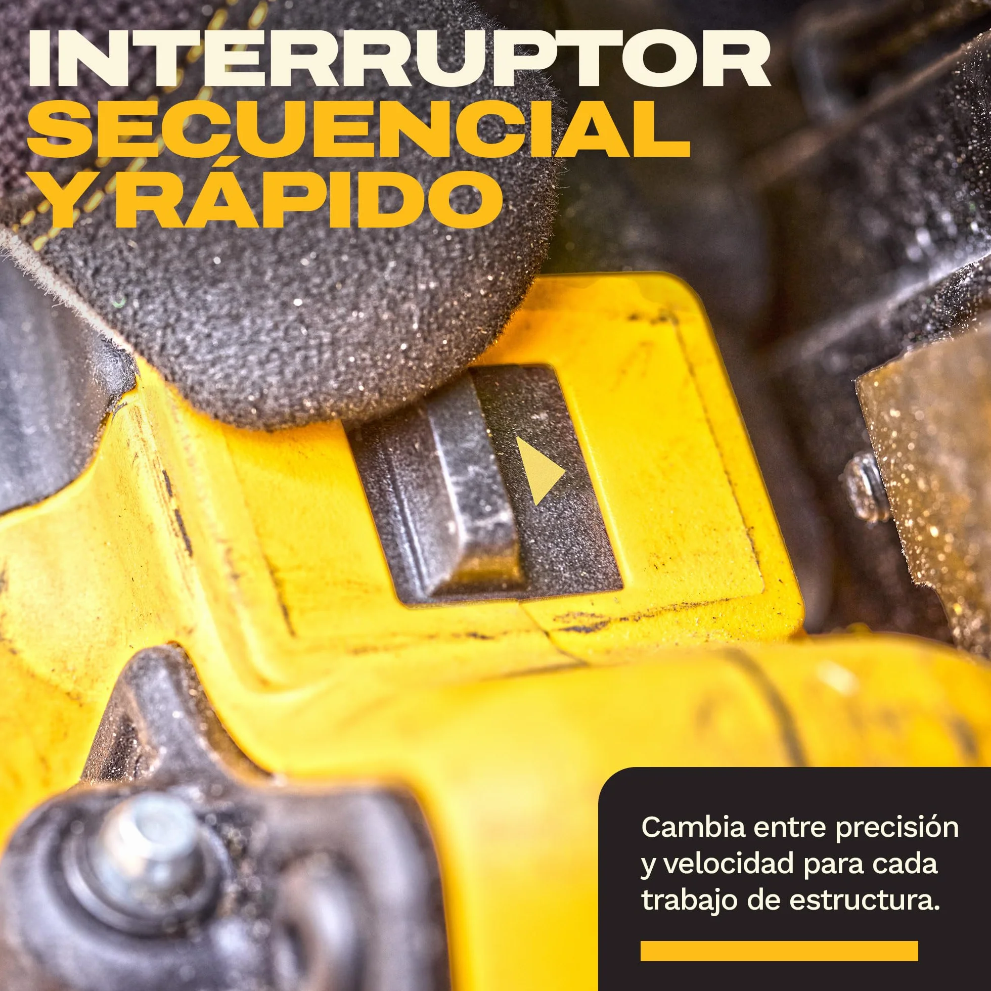DEWALT 18V XR Clavadora de Estructuras Brushless de Nueva Generación, Solo herramienta, DCN950N-XJ