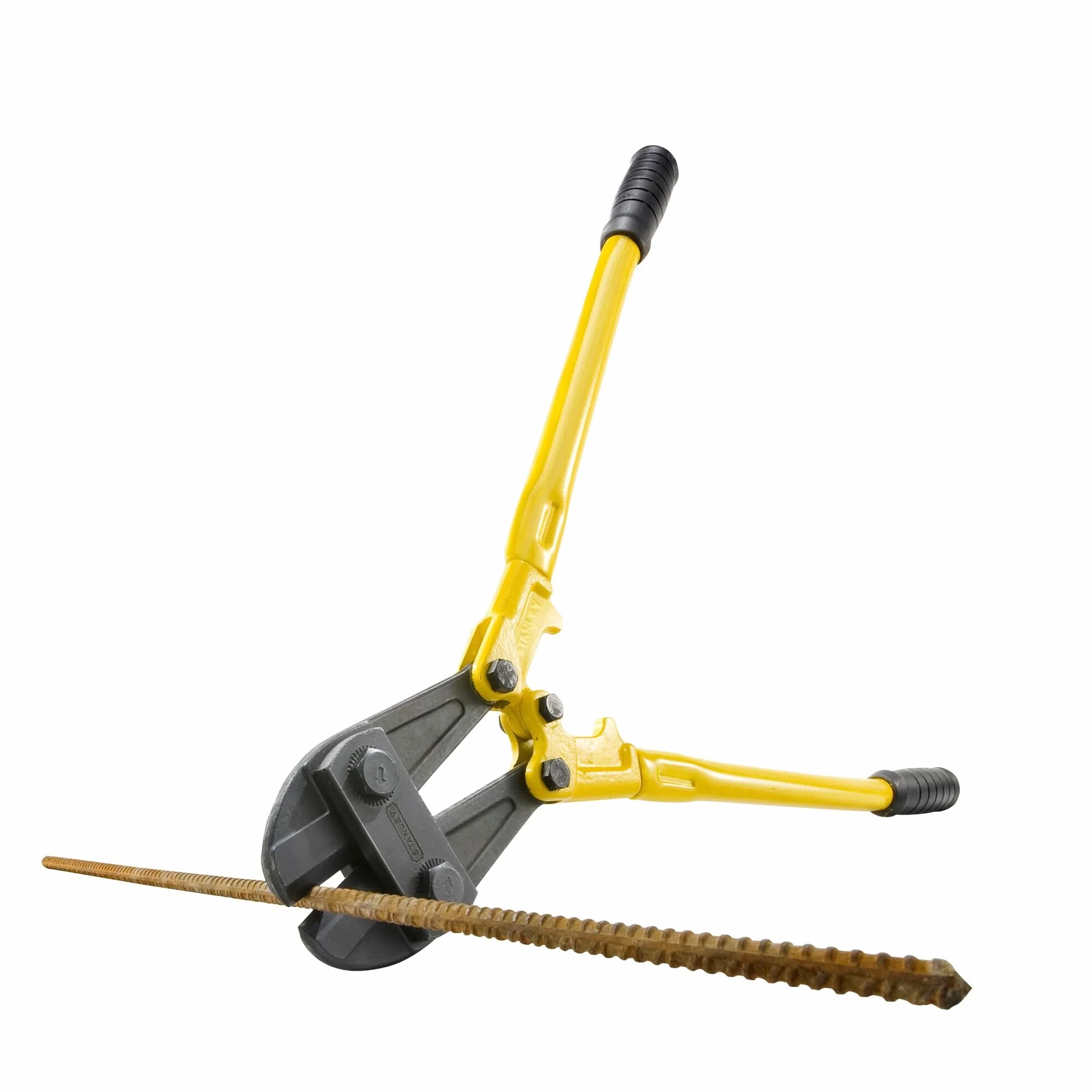 STANLEY Cortavarillas 600mm 24 Pulgadas Mandíbulas de Acero Cromo Molibdeno Corte hasta 160Kg por mm2 Mangos Ergonómicos Sistema de Seguridad Cumple Normativa GSA 117752