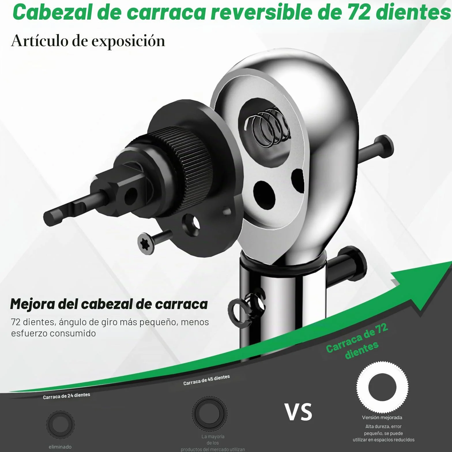 Llave Dinamometrica Bicicleta, Llaves de Carraca 1/4 Pulgadas 2-24 Nm, Carraca Reversible de 72 Dientes, Precisión de ± 3% de Error, Lncluye Adaptador de 3/8", Puntas Phillips Hex y Torx.