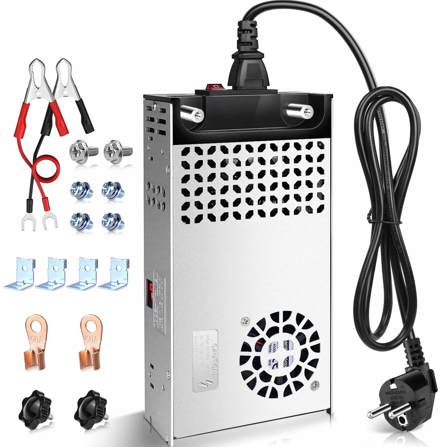 Fuente de alimentación de conmutación mejorada 12V 50A 600W - Transformador LED de 230V a 12V CC 12V - Convertidor de voltaje - Transformador para impresora 3D, calefacción diesel, calefacción