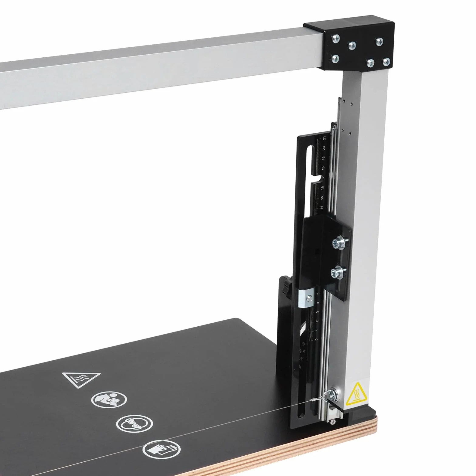 Cortador de poliestireno, 200 W de alta precisión, equipado con un sistema de corte de alta precisión, dispositivo de corte de poliestireno, para corte vertical y horizontal