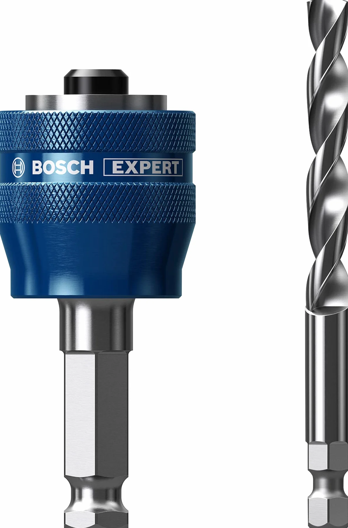 Bosch Professional 2x Adaptadores de sistema para sierra de corona Expert Power Change Plus (accesorios Taladro de impacto rotativo), Black, Adaptadores de sistema para sierra de corona, Ø 7,15 mm