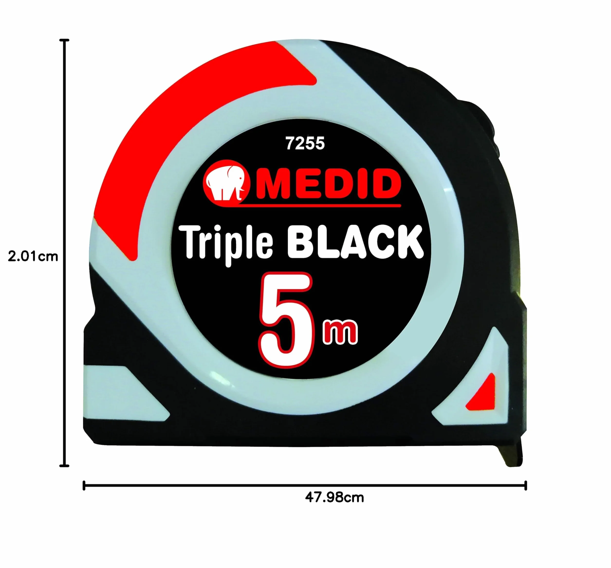 Medid 7255 Flexometro Triple Black