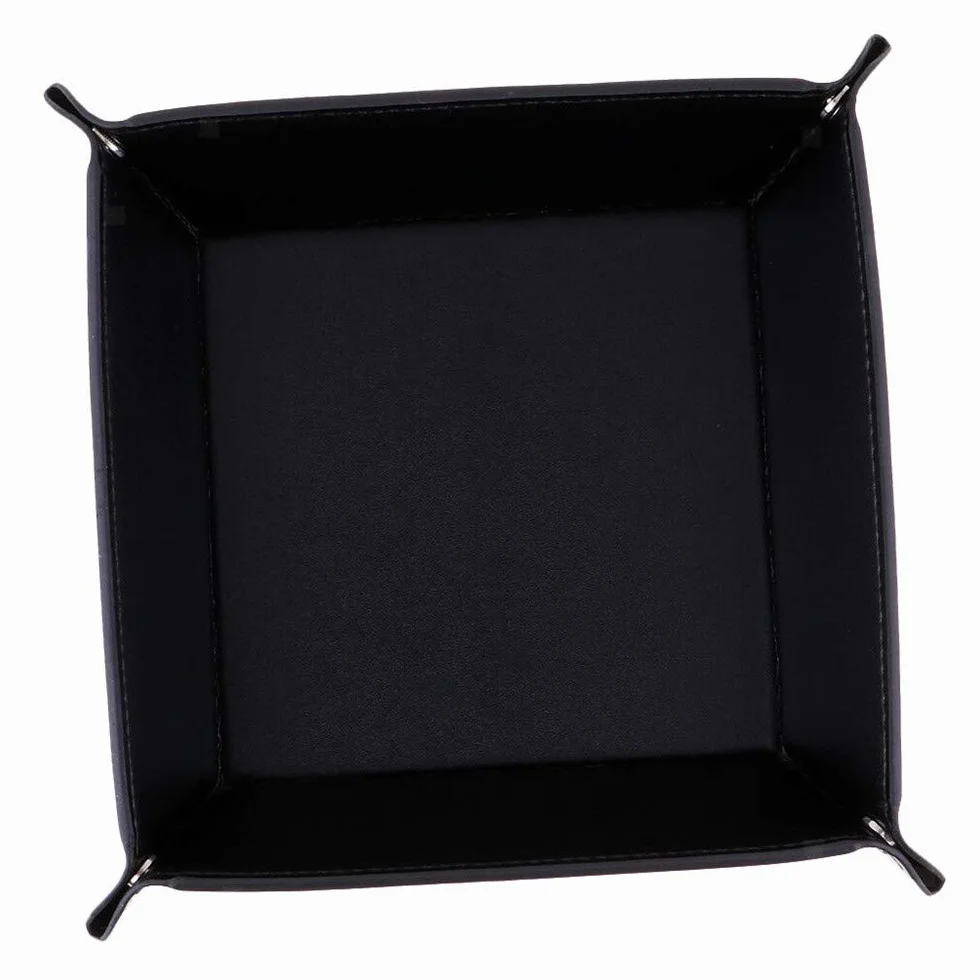 Yolistar Bandeja de almacenamiento de cuero rectangular para oficina, llaves, monedas, teléfono móvil