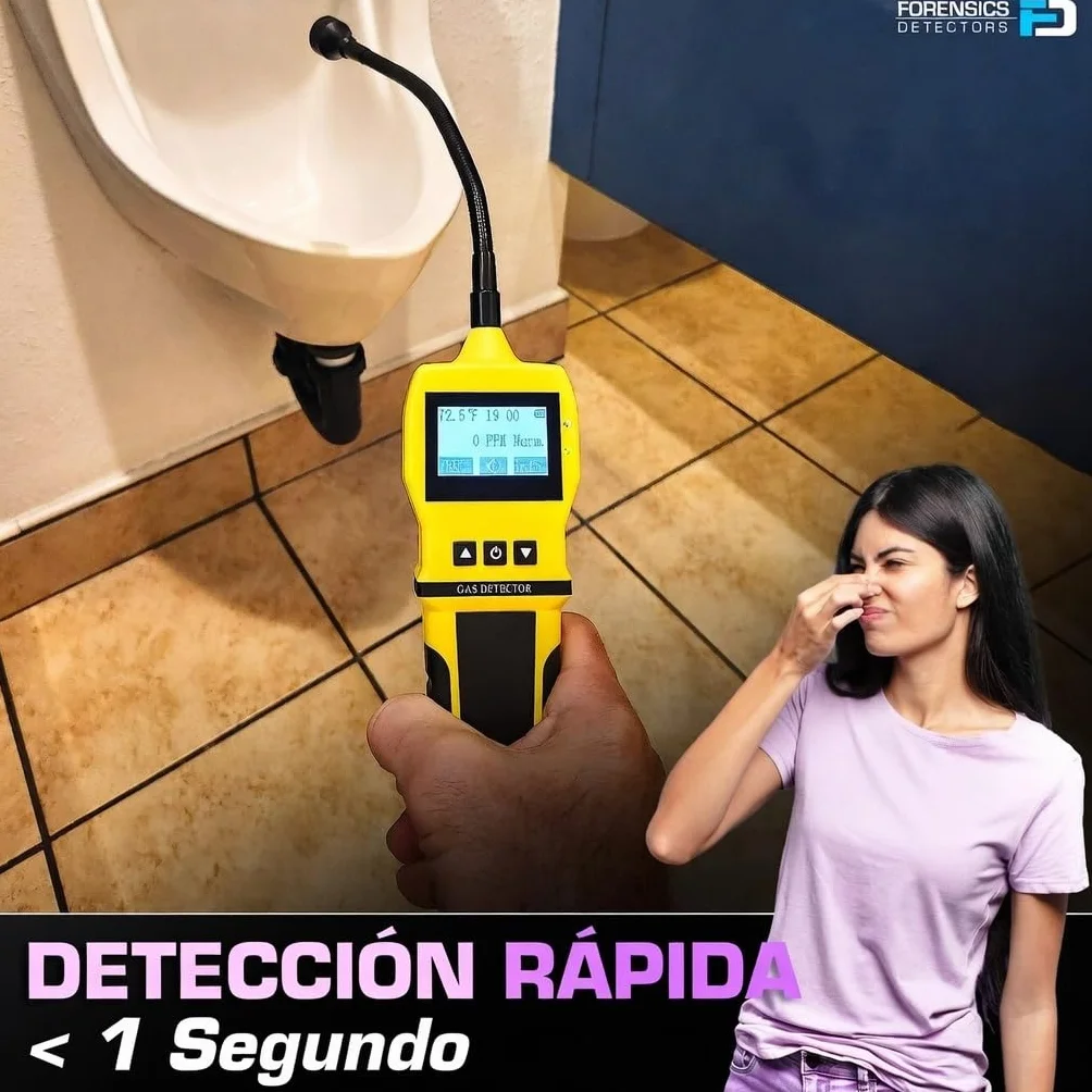 Detector de olores de alcantarillado de Forensics | Sensor con Vida útil de 20 años | Baños, desagües, alcantarillado, fontanería