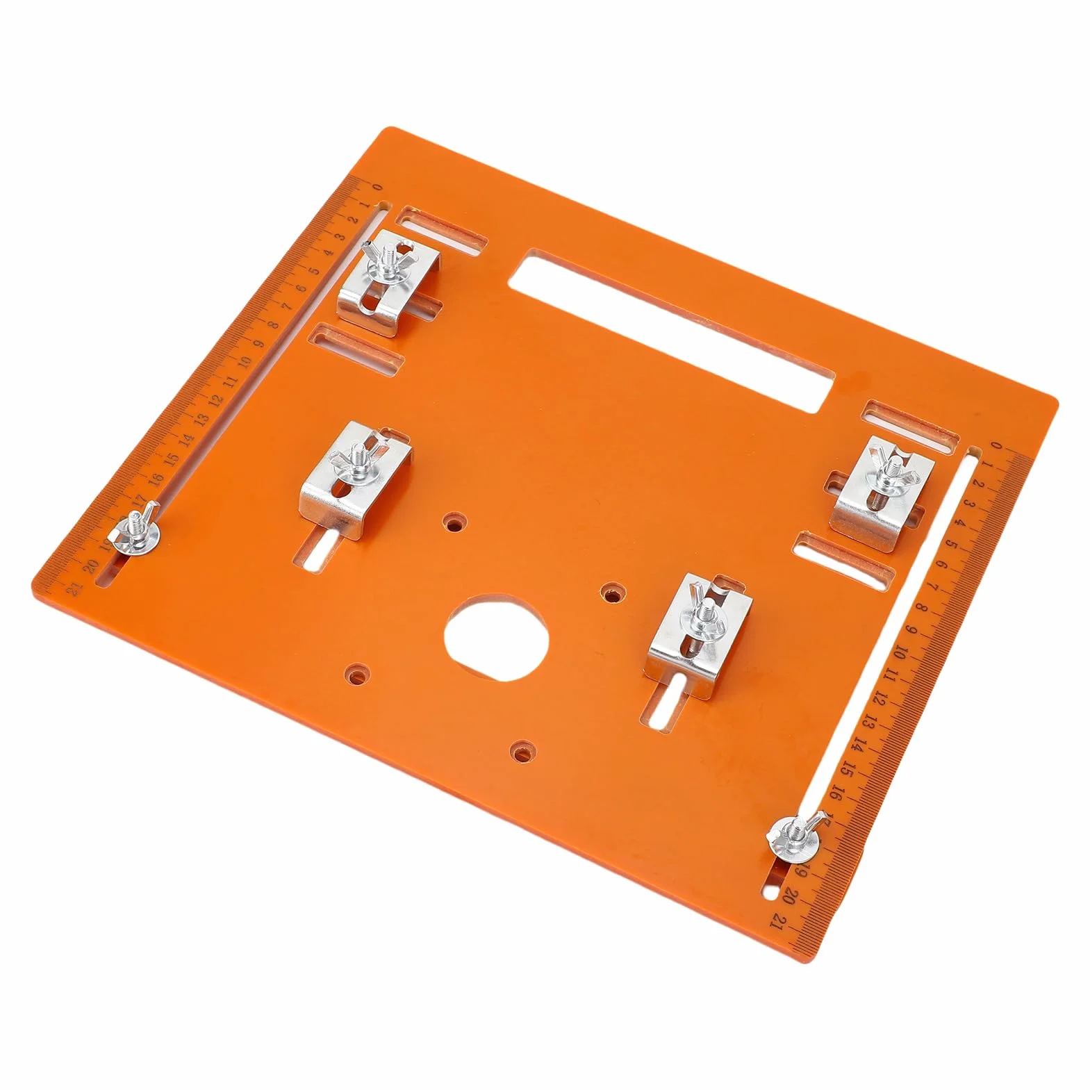 Naroote Placa de Base de Sierra Circular, Placa de Mesa de Enrutador Portátil para Madera