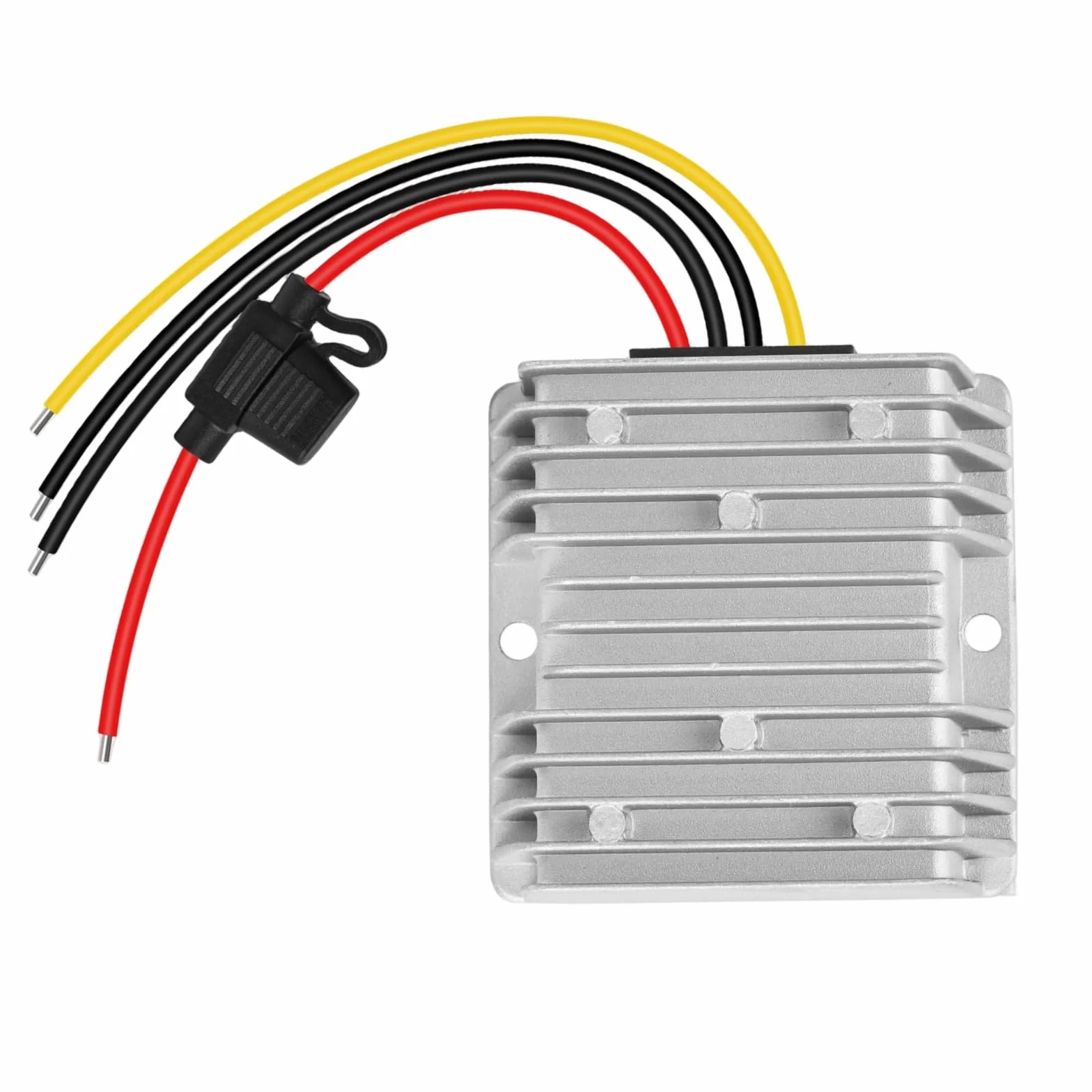 DC 72 V 60 V 48 V 36 V 24 V 20 V 18 V reductor a 12 V 10 A 120 W convertidor de carrito de golf, regulador de voltaje, convertidor de potencia, transformador impermeable con fusible (voltaje de