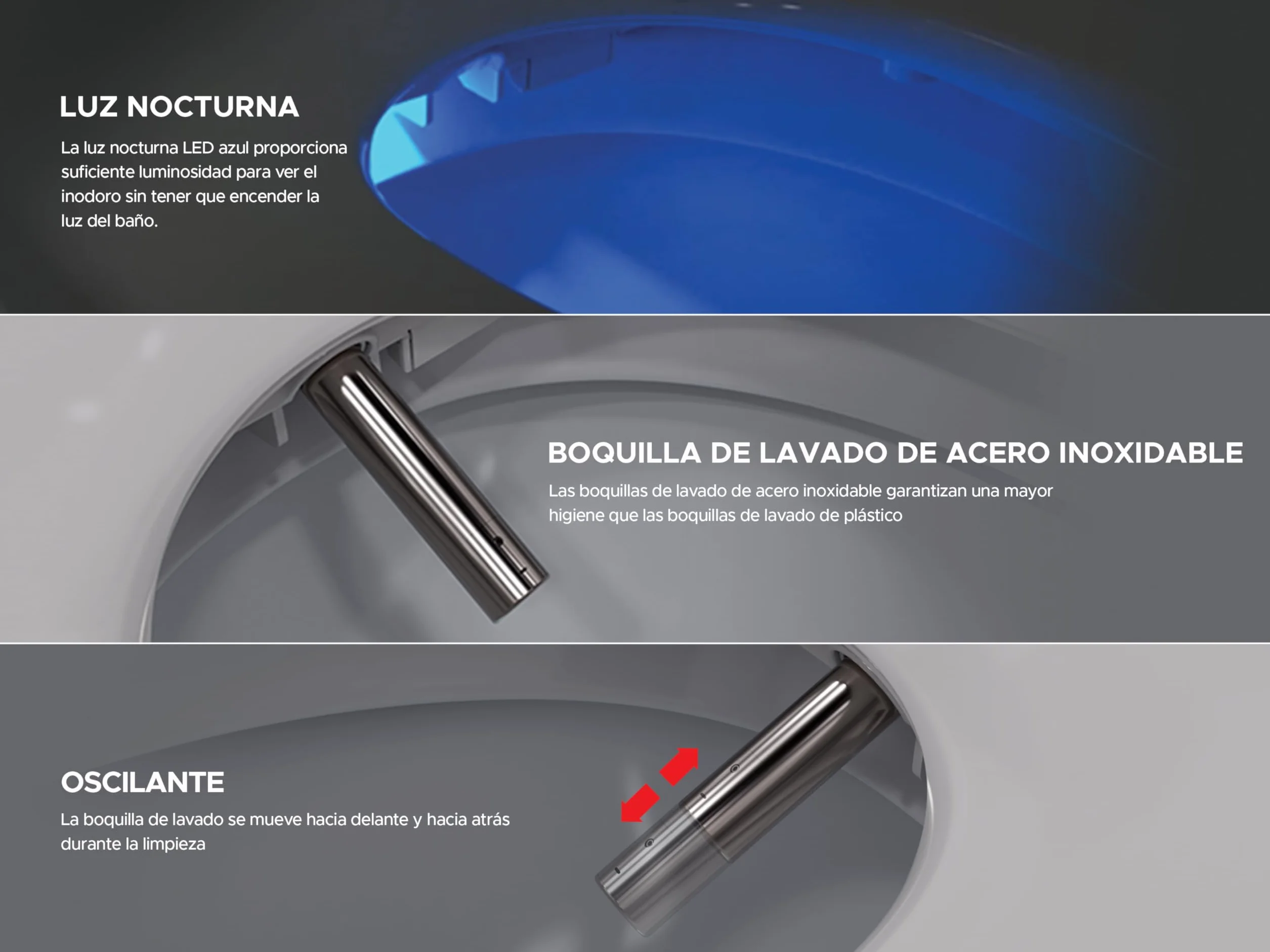 LEEVENTUS – Estándar Versión – Nuevo modelo – Producto Premium Ducha WC Bidet – WC ducha inodoro inodoro ducha