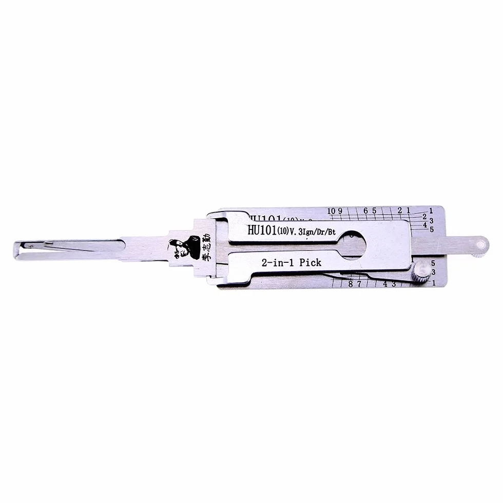 HU101 (10) v3 2 en 1 Auto Lock Pick, Lock Pick y decodificador para coche, lector de llaves de coche, herramientas profesionales de cerrajero
