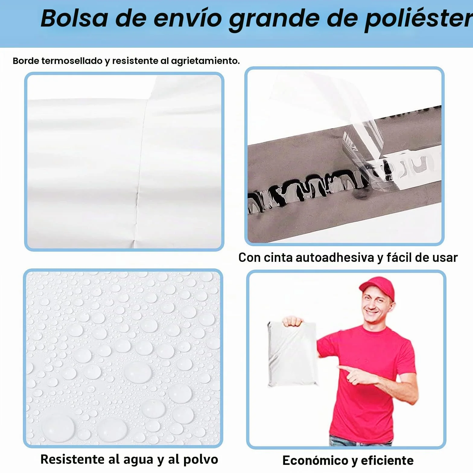 Bolsas Envio Vinted Grande 23"x31" Sobres Plástico Autoadhesivos Opaco Impermeable Bolsa Correo Postal Embalaje Ropa Zapatos