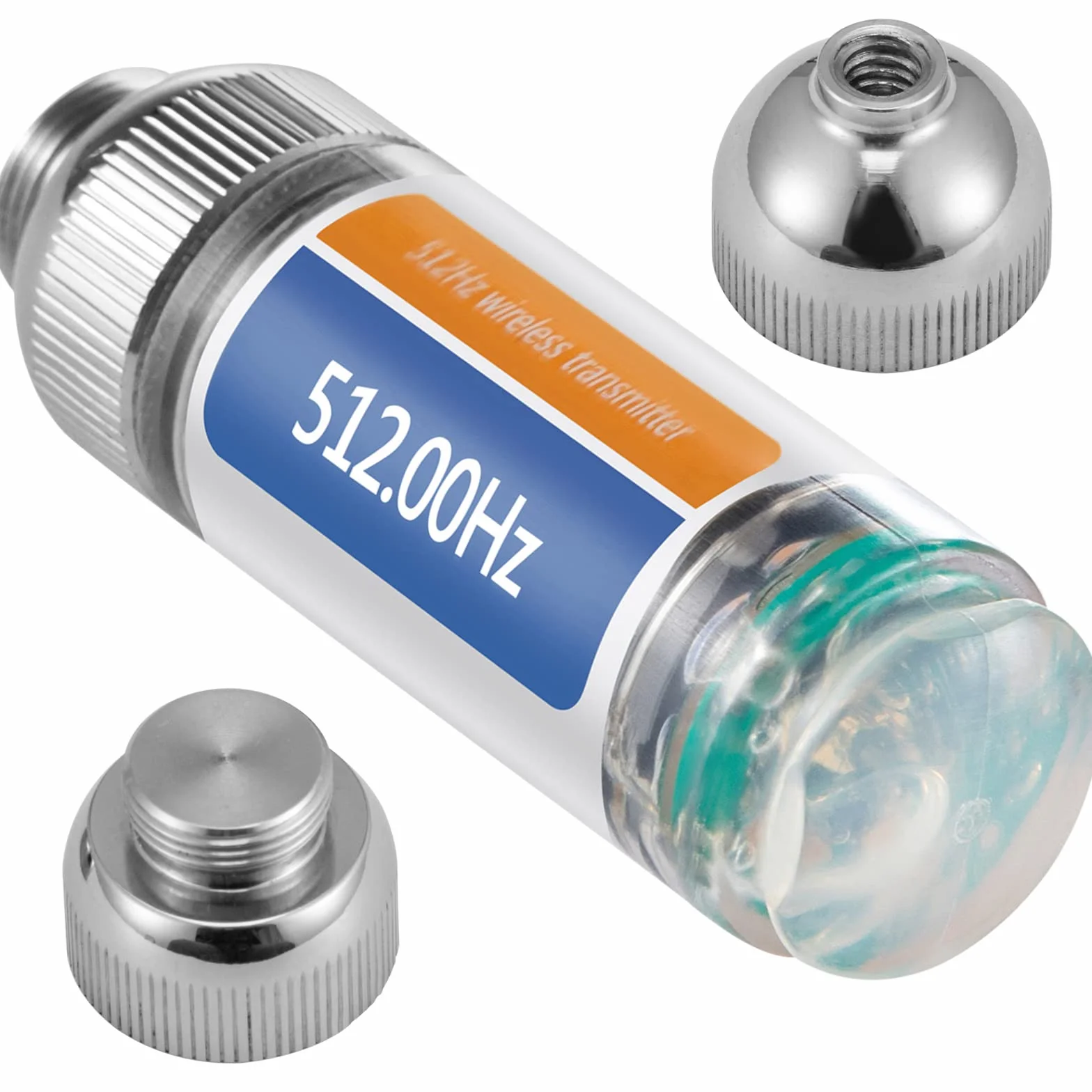 VEVOR 512HZ Sonda Conectores de 8/5" y 1/4-20" Localizador de drenaje rígido para localizar y detectar pequeñas alcantarillas y tuberías, plateado