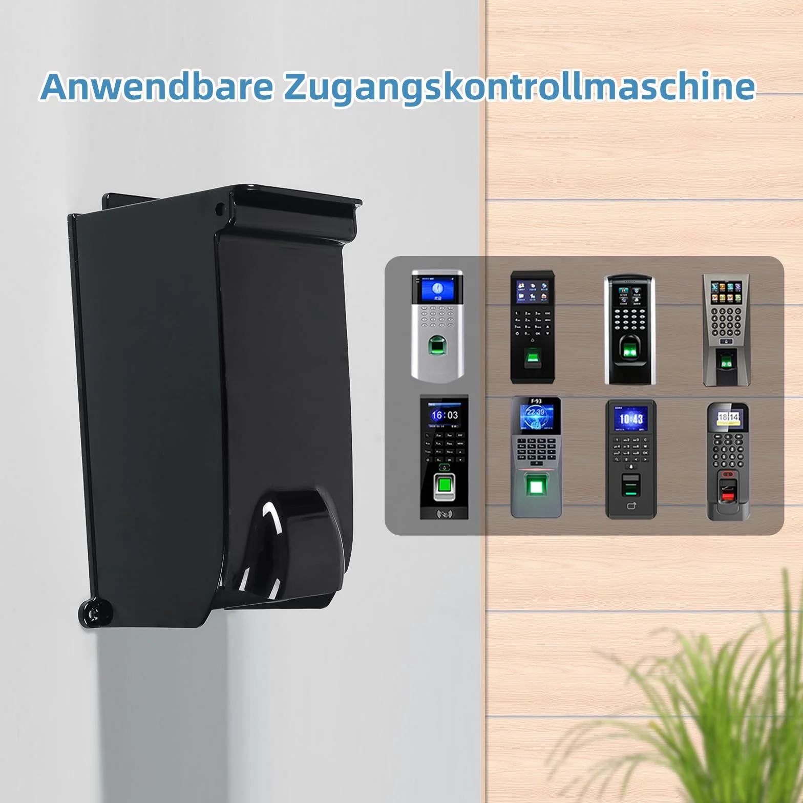 Renovar PC Cubierta impermeable para teclado de control de acceso, timbre de puerta exterior, caja de protección solar, cubierta de enchufe, control de acceso de huellas dactilares, cubierta