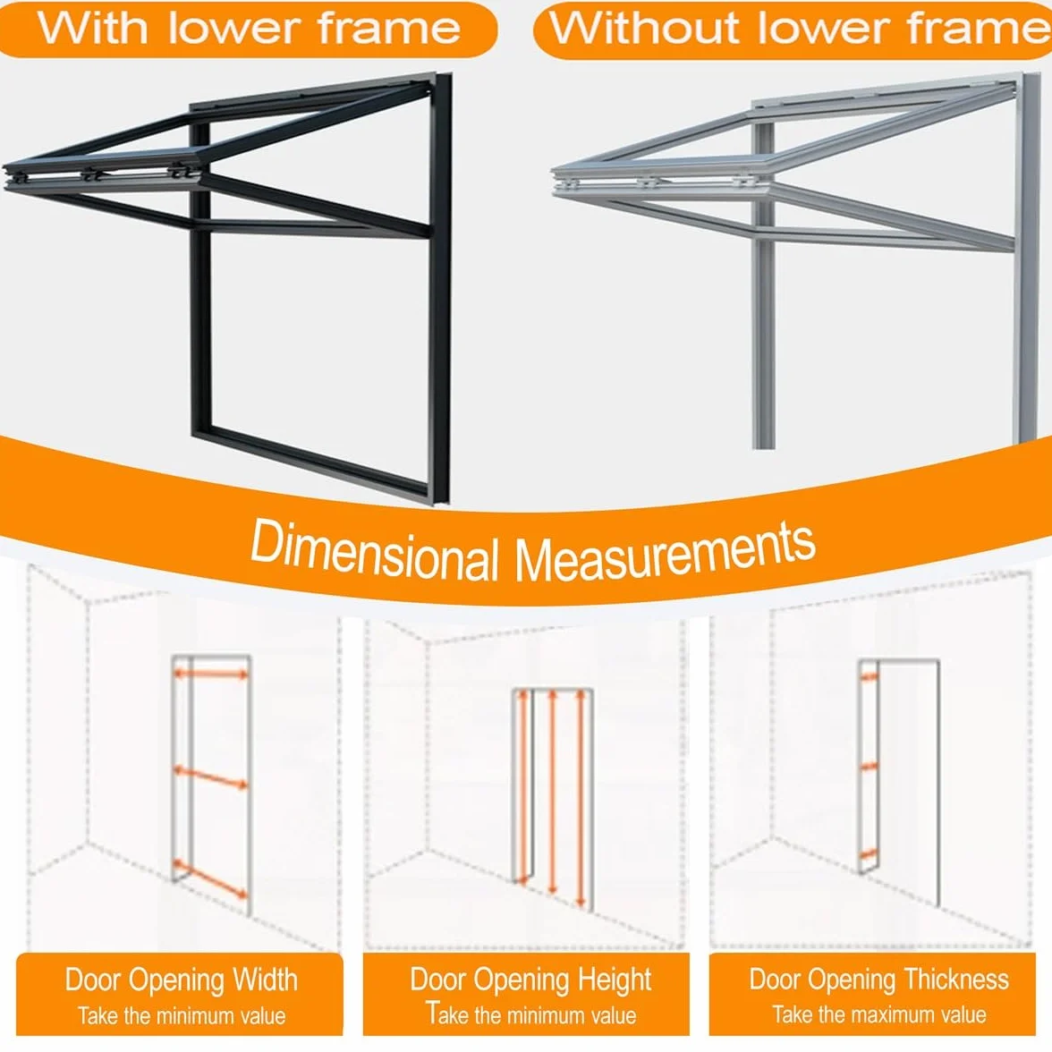 Ventana Plegable Interior de Doble Guillotina - Marco de Aleación de Aluminio, Vidrio Reforzado y Cerraduras. Personalizable para Casas Móviles y Uso Comercial.(WxH 44x40in/111.7x101.6cm)