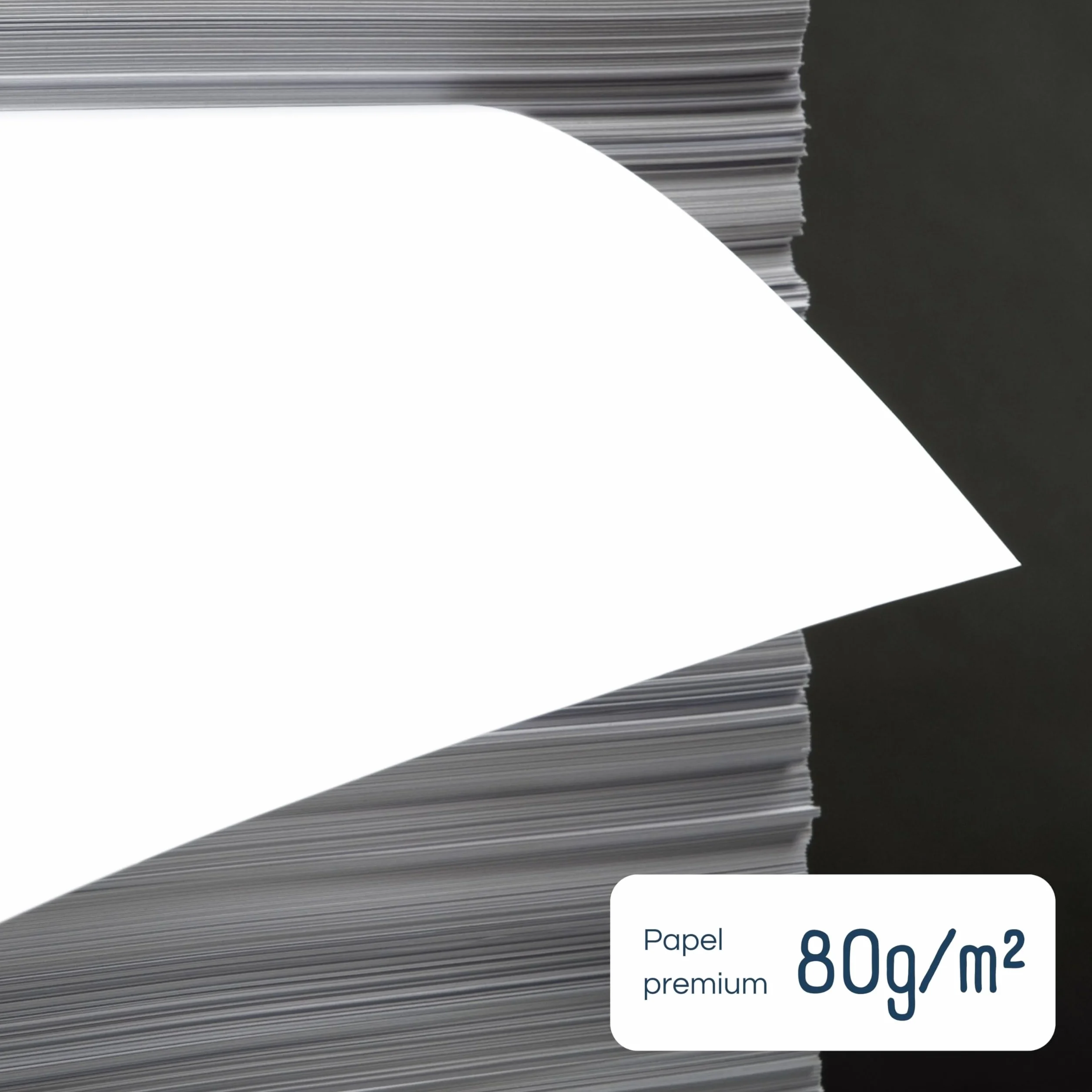 RAYLU PAPER Folios A4 80gr 500 Hojas Papel Premium Multiusos para Impresoras Láser Inkjet Fotocopiadoras